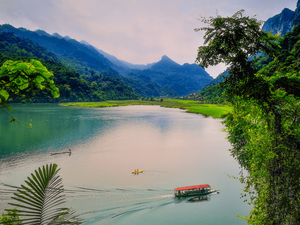 Ba Be Lake in Ba Be National Park.