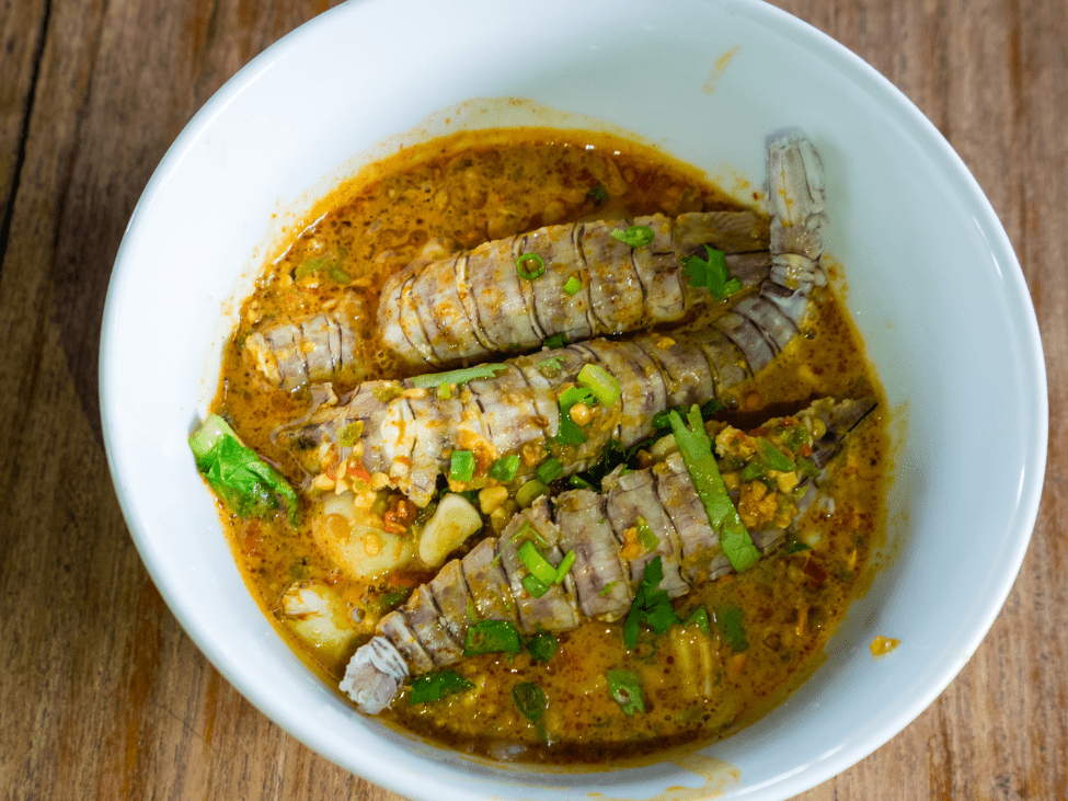Bún bề bề - Mantis Shrimp Noodle Soup in Ha Long