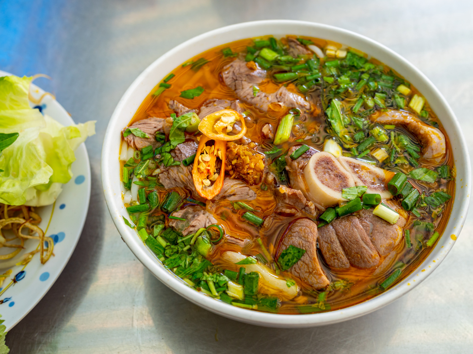 Bun Bo Hue - Spicy Beef Noodle Soup in Central Vietnam