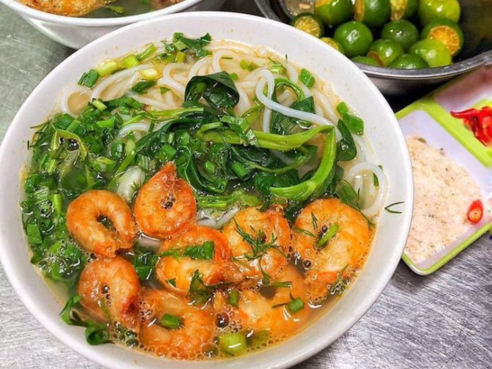 Bún Tôm - Shrimp Noodle Soup in Hai Phong