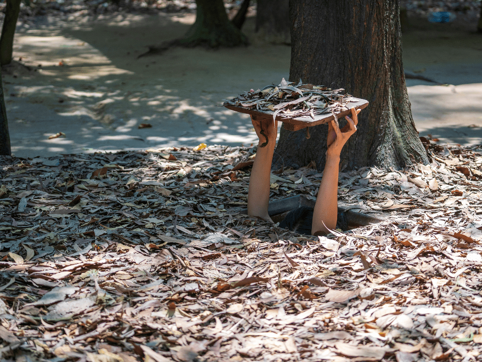 Entrance to Cu Chi Tunnels in Vietnam