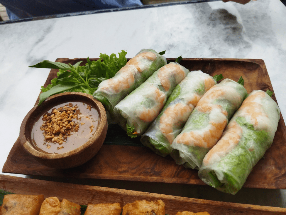 Goi Cuon - Fresh Spring Rolls in Southern Vietnam