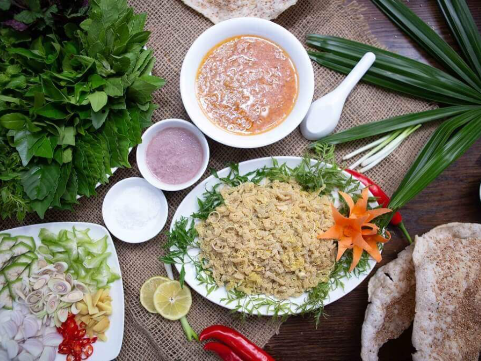 Gỏi Nhệch - Raw Fish Salad in Hai Phong