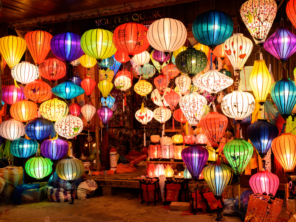 Lantern-lit streets of Hoi An.