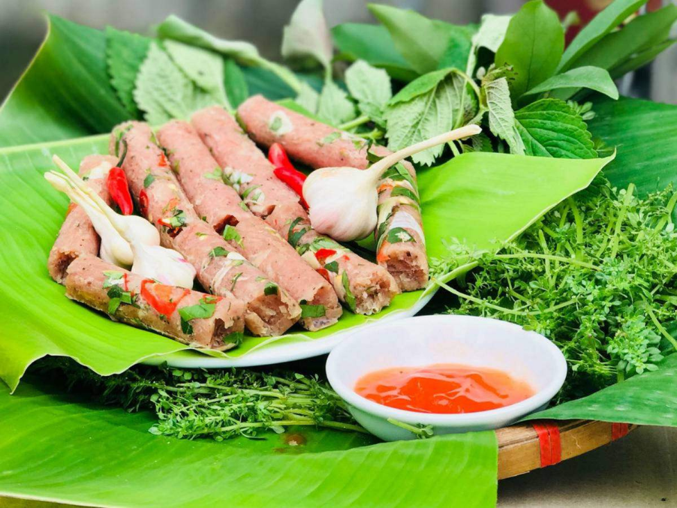Nem chua - Fermented Pork Roll in Ha Long