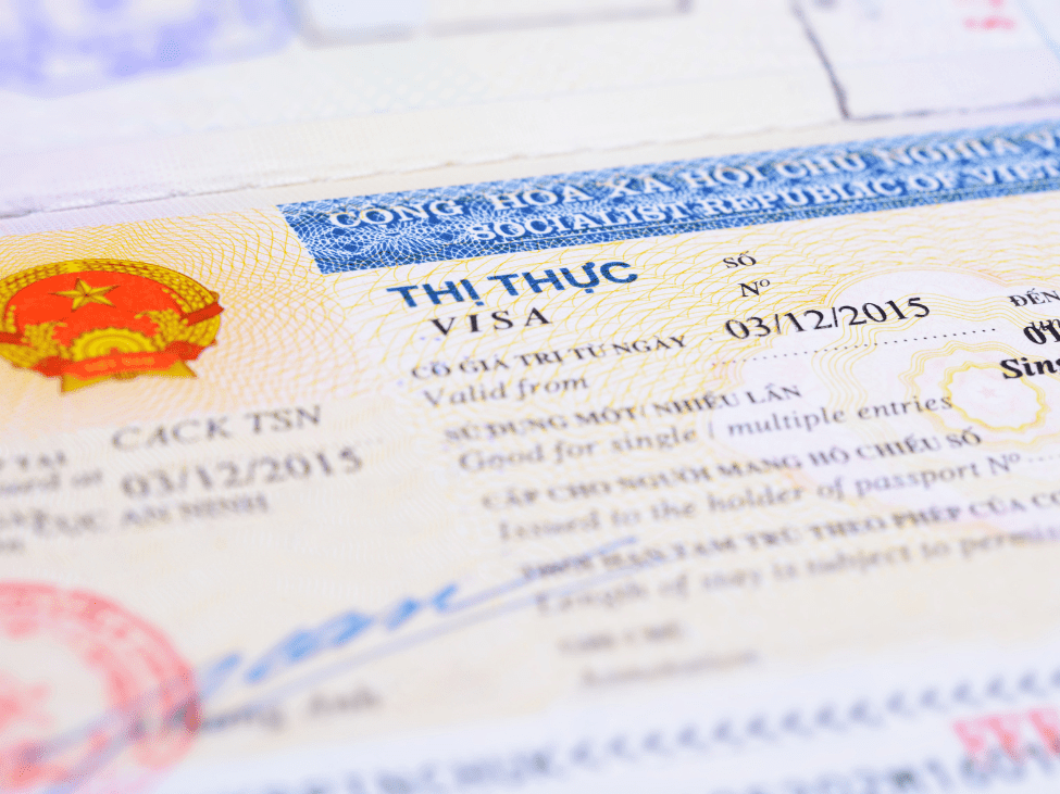 Example of a Vietnam e-visa.