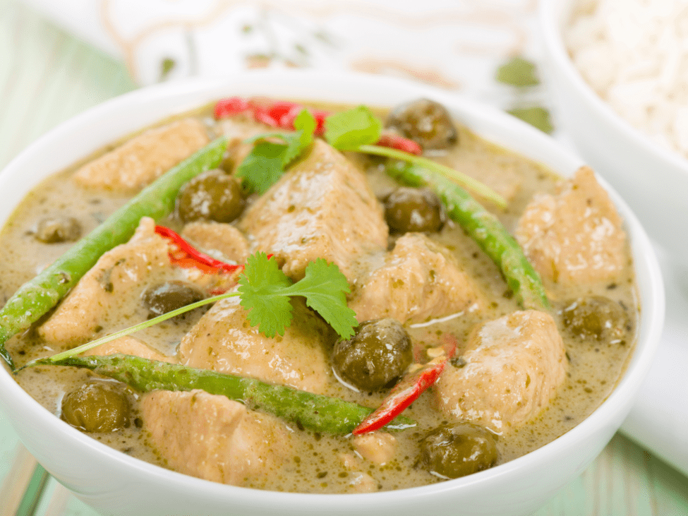 Gaeng Hang Lay, Northern Thai pork belly curry, served at Huen Jai Yong