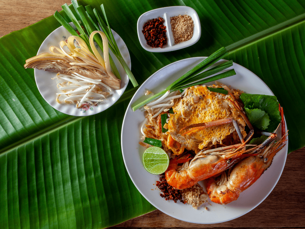 Pad Thai, a classic Thai dish, served at Pad Thai Mae Am