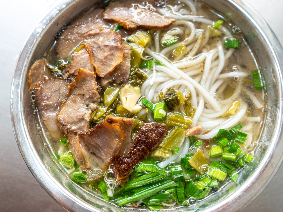 Vietnamese pho being served at Trang’s Café in Perth.