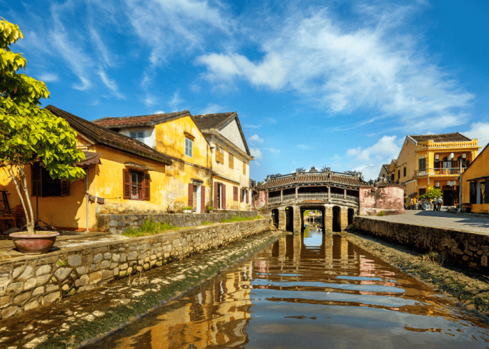 Japanese Covered Bridge in Hoi An, a beautiful symbol of the town's rich cultural history.