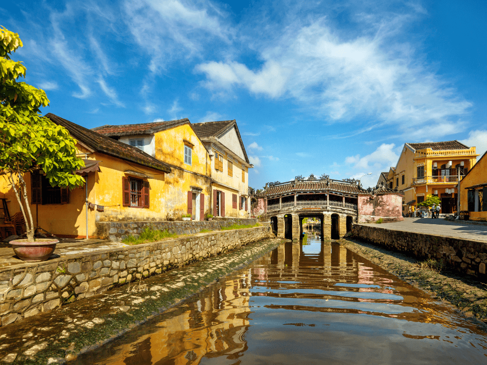 Japanese Covered Bridge in Hoi An, a beautiful symbol of the town's rich cultural history.