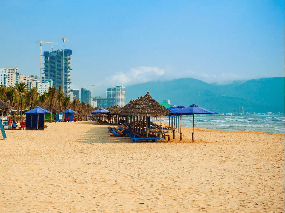 My Khe Beach in Da Nang during winter