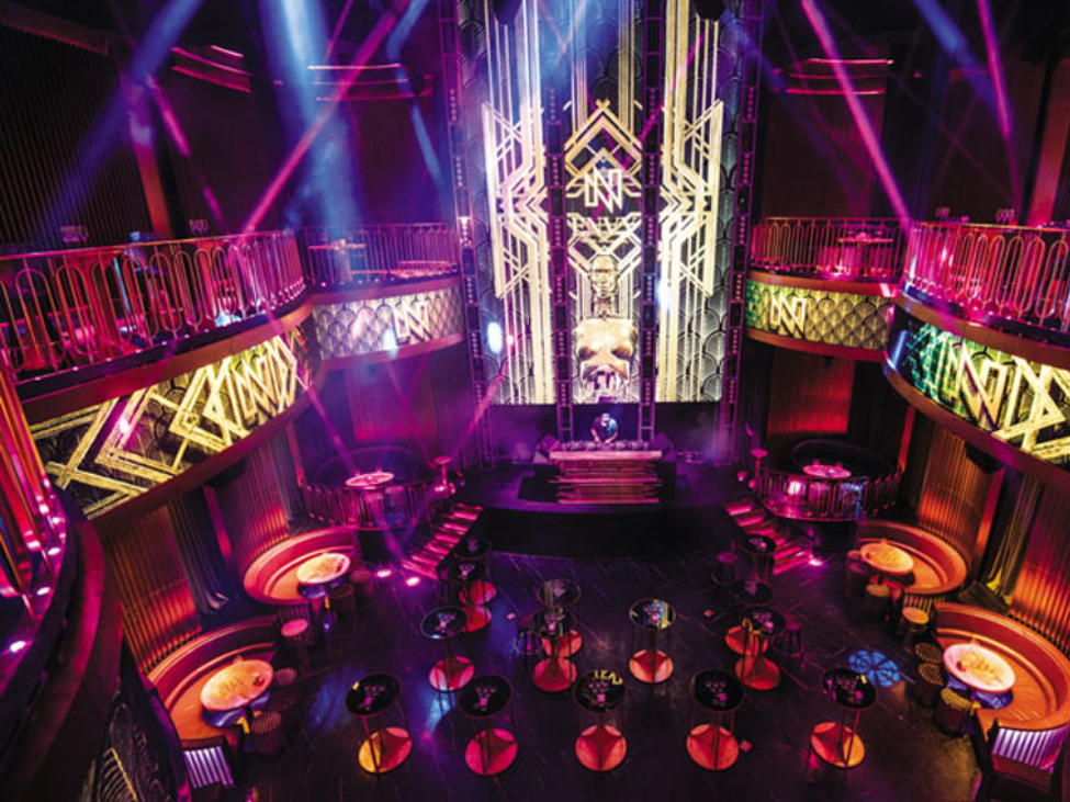 A packed dance floor and dazzling light show at Envy Club in Ho Chi Minh City.