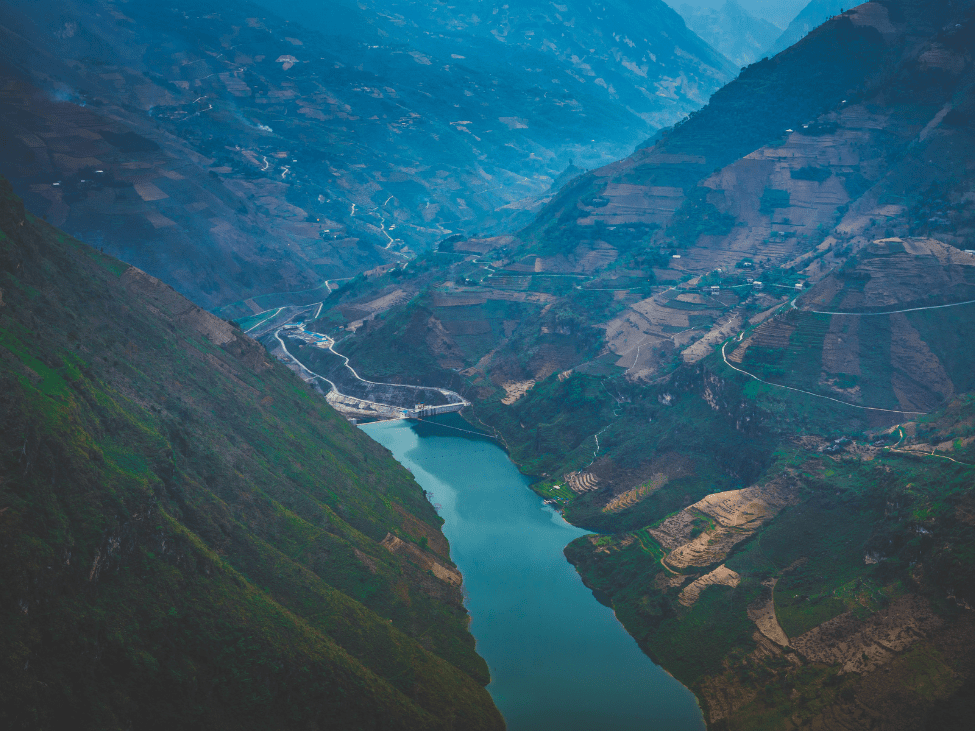 Ha Giang’s mountain landscape in winter