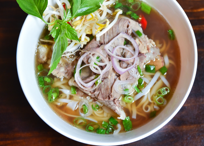 Phở Thật’s beef stew pho with tender meat and flavorful broth.